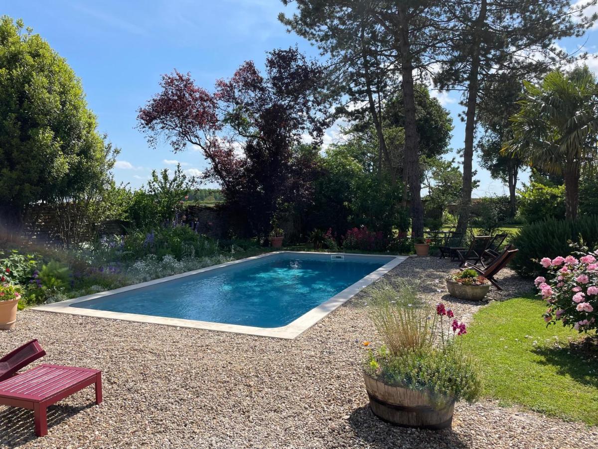 مبيت وإفطار Montagny-lès-Beaune Fleurs De Vignes Piscine المظهر الخارجي الصورة